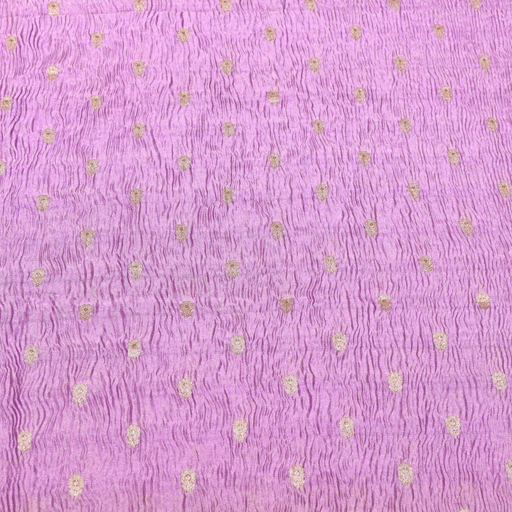Pure Crush Tissue Zari Booti | Luxury Traditional Designer Fabric | ASE080-06