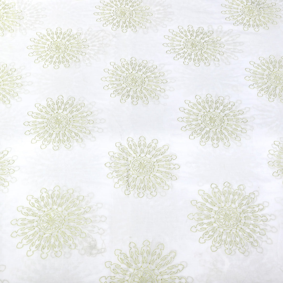 Mul Cotton Thread Embroidery Fabric – Designer Fabric- SN1165-04