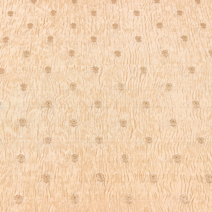 Pure Crush Tissue Zari Booti | Luxury Traditional Designer Fabric | ASE080-07