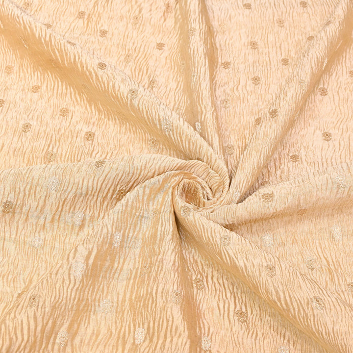 Pure Crush Tissue Zari Booti | Luxury Traditional Designer Fabric | ASE080-07