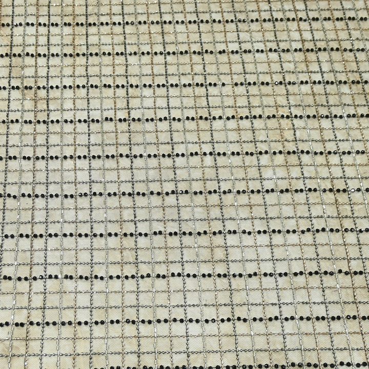 Premium Imported Net Embroidery Fabric | Designer Net Embroidered Fabric-MBL868-A