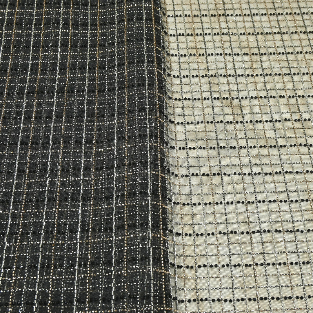 Premium Imported Net Embroidery Fabric | Designer Net Embroidered Fabric-MBL868-A