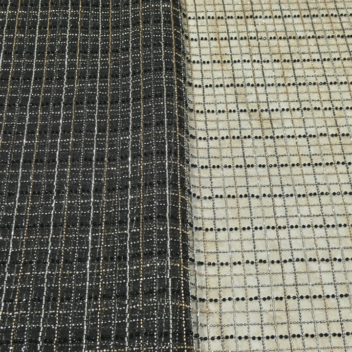 Premium Imported Net Embroidery Fabric | Designer Net Embroidered Fabric-MBL868-A