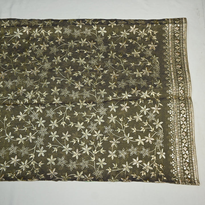 Beautiful Tissue Zari Sequins Work Dupatta