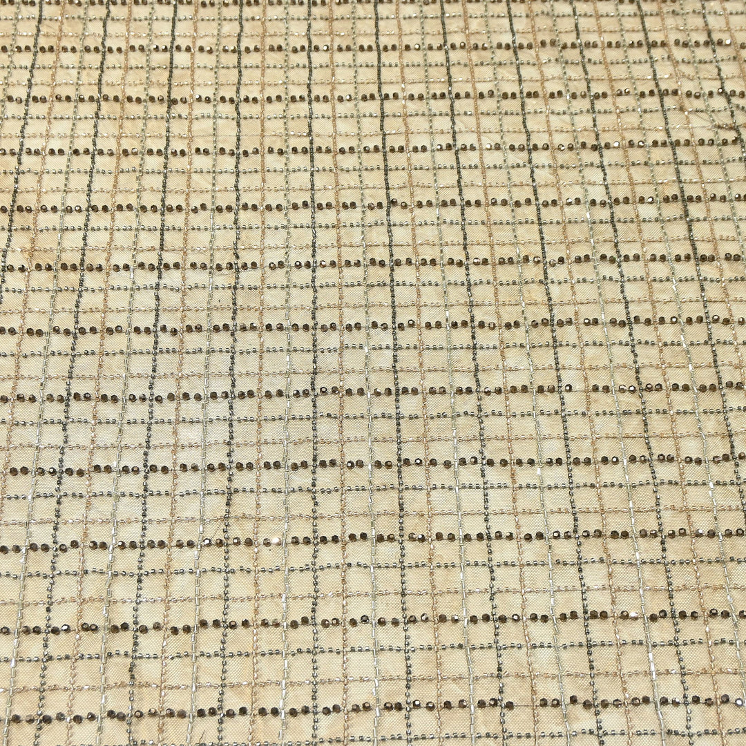 Premium Imported Net Embroidery Fabric | Designer Net Embroidered Fabric-MBL868-A1