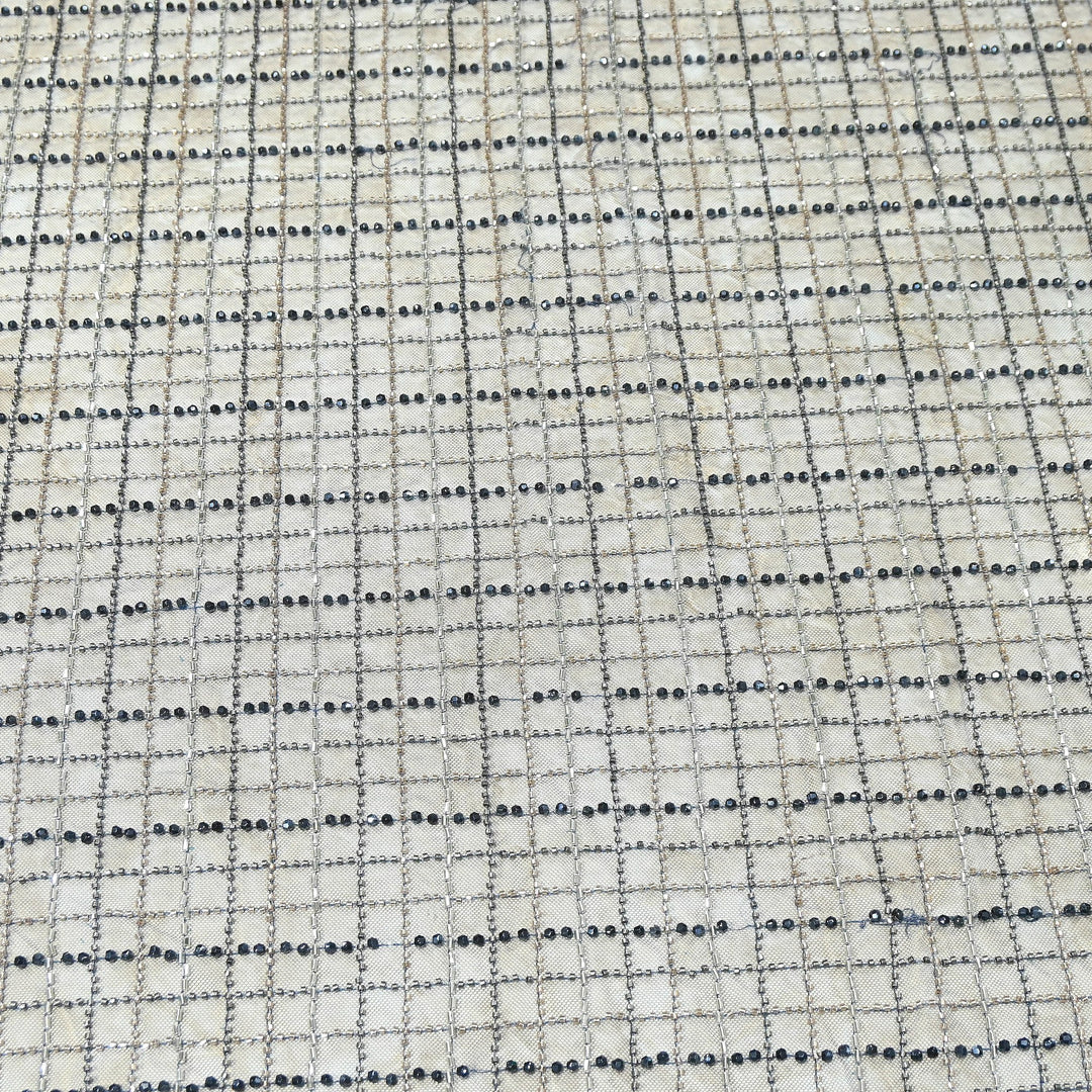Premium Imported Net Embroidery Fabric | Designer Net Embroidered Fabric-MBL868-A2