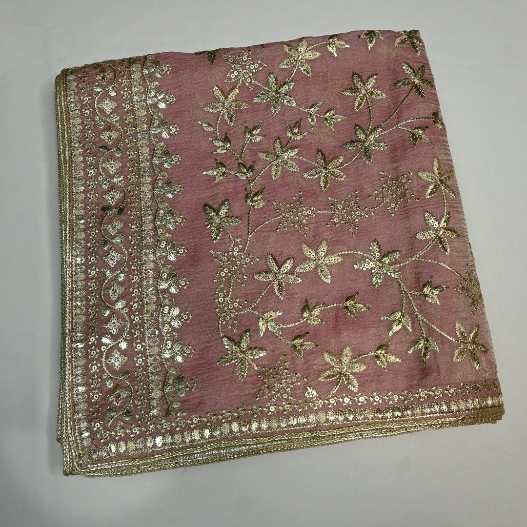 Beautiful Tissue Zari Sequins Work Dupatta