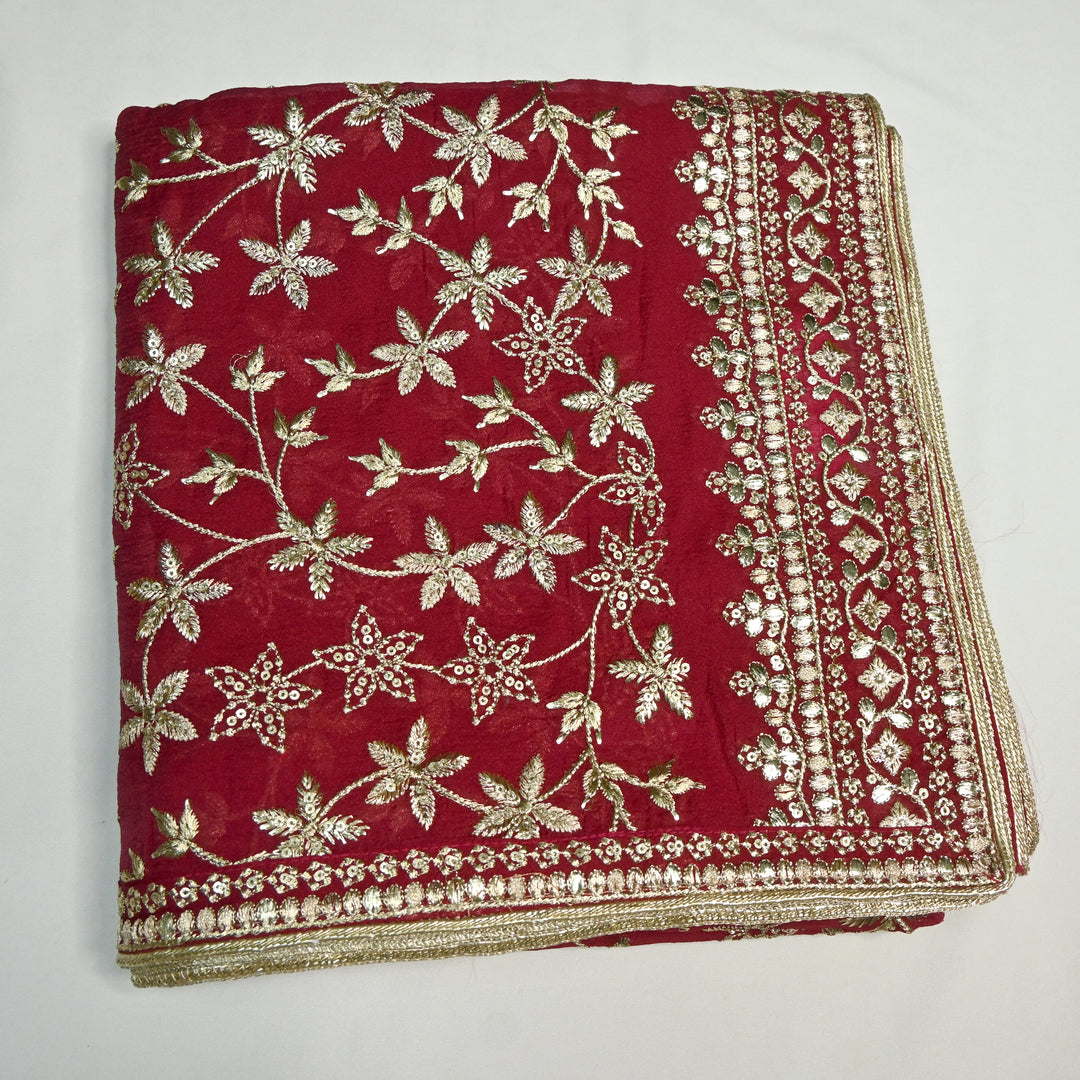 Beautiful Tissue Zari Sequins Work Dupatta