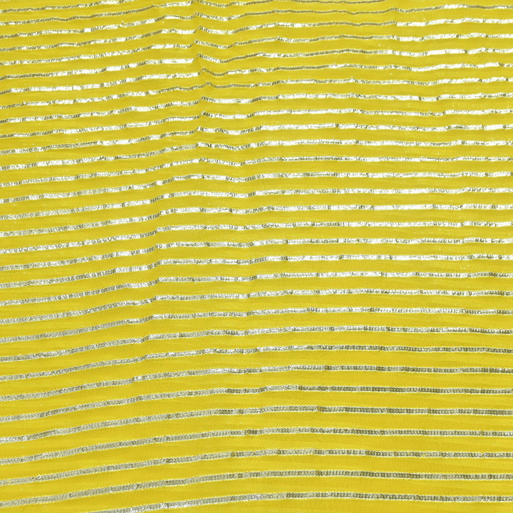 Dyed Viscose Georgette Gota Patti Fabric 44" – Premium Embellished Designer Fabric - RC2335-8