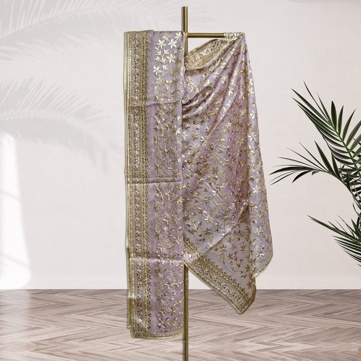 Beautiful Tissue Zari Sequins Work Dupatta
