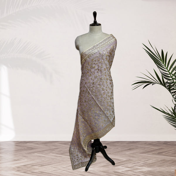 Beautiful Tissue Zari Sequins Work Dupatta