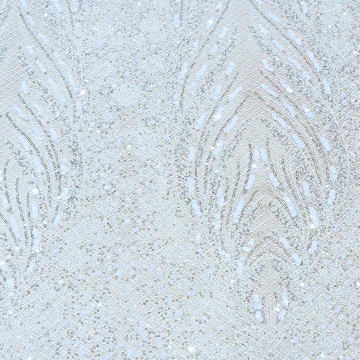 Imported Sequins & Beads Lace Embroidery Fabric 60" | JH24574-02