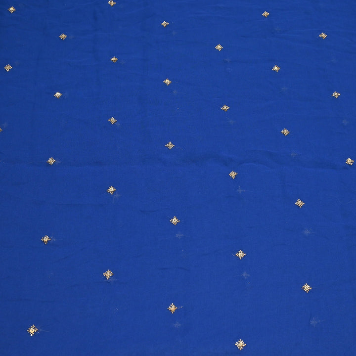 Premium Dyed Viscose Georgette Moti  & Sequins Embroidery Fabric – Luxury Designer Fabric| V20943-2