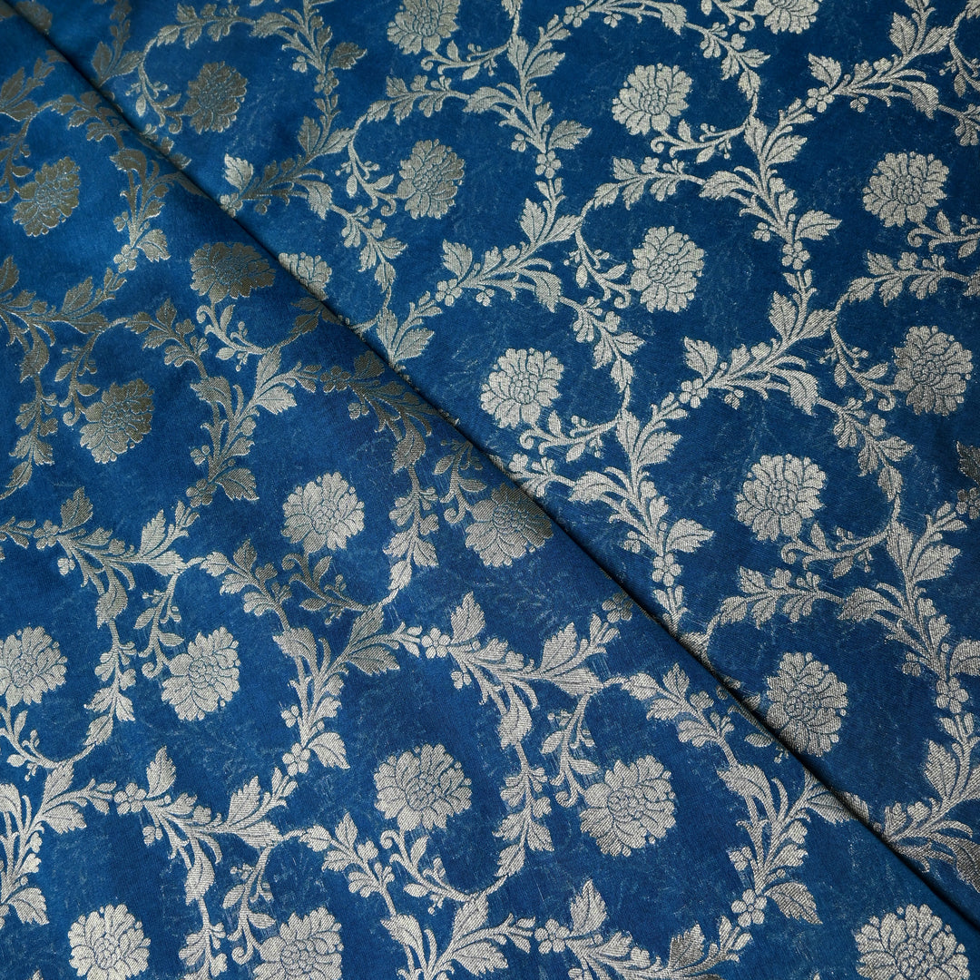 Chanderi Paudi Zari Jaal Brocade Fabrics