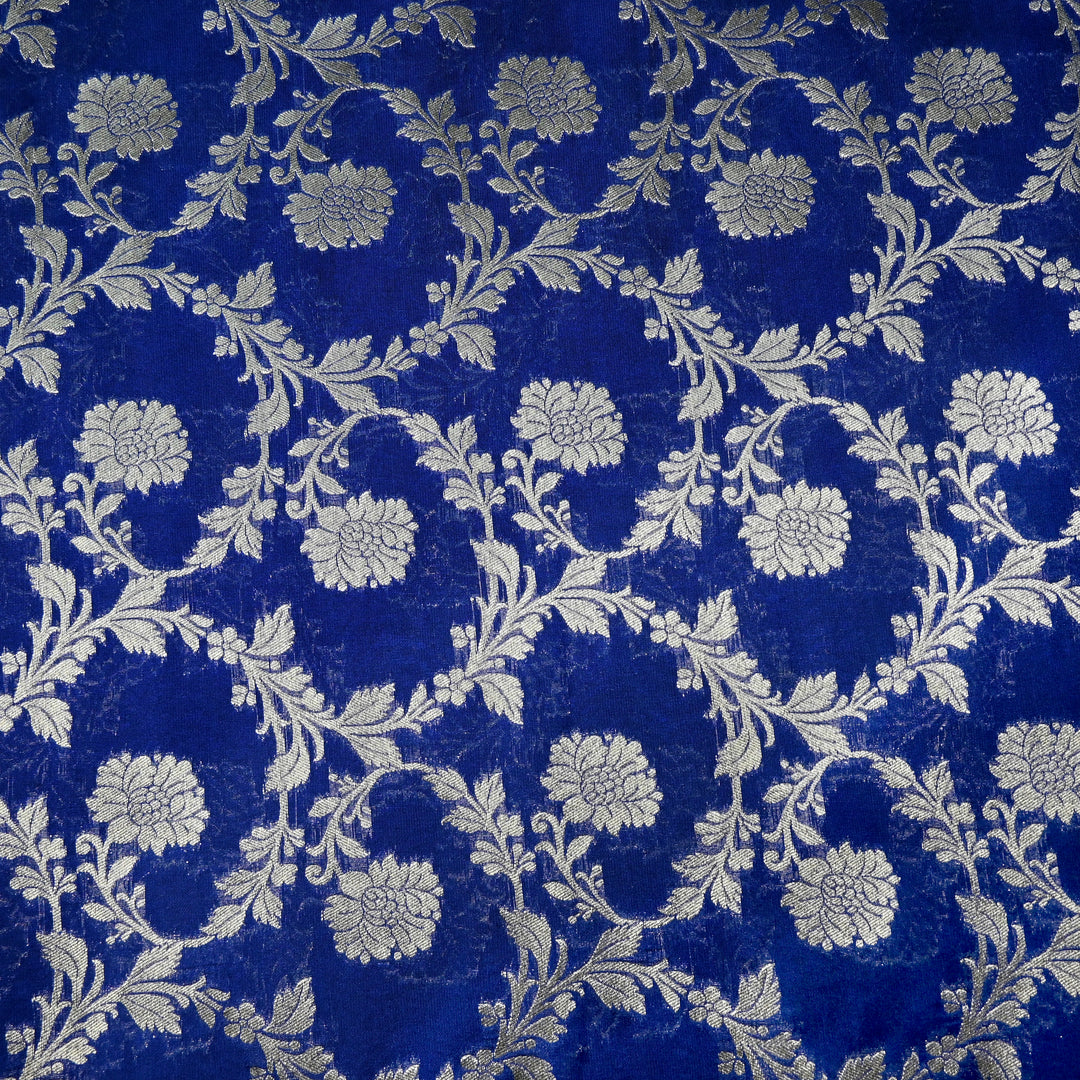 Chanderi Paudi Zari Jaal Brocade Fabrics
