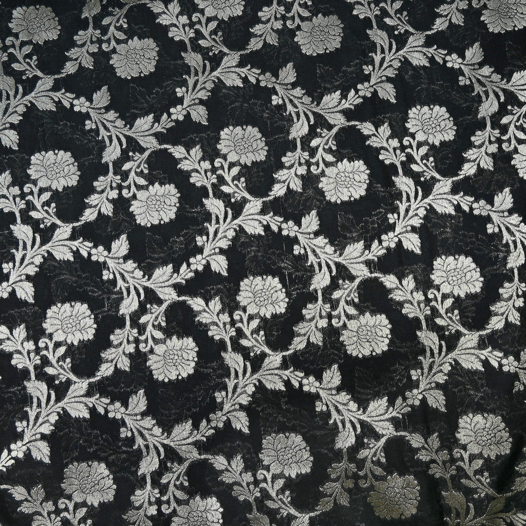 Chanderi Paudi Zari Jaal Brocade Fabrics