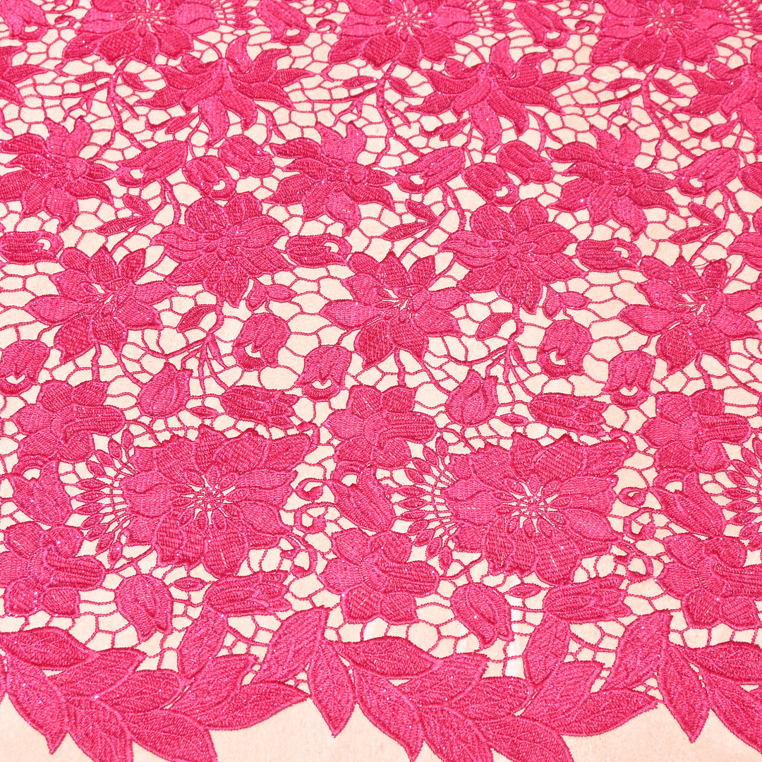 Imported Cutwork Embroidery | Luxury Traditional Designer Fabric | DM23243-01
