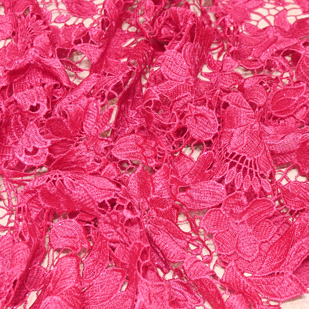 Imported Cutwork Embroidery | Luxury Traditional Designer Fabric | DM23243-01