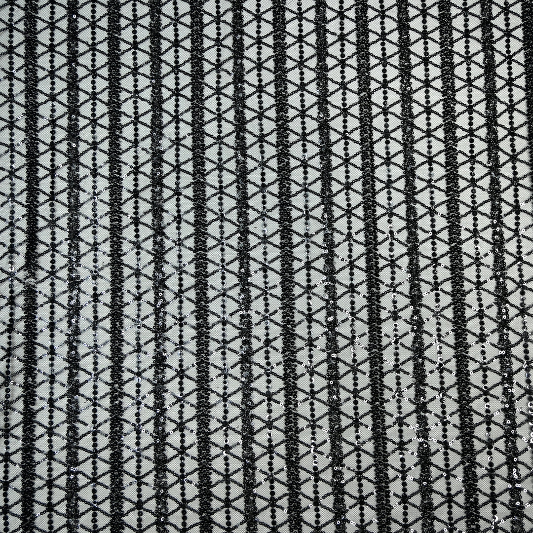 Beautiful Imported Net Cut Dana & Sequins Embroidery Fabrics