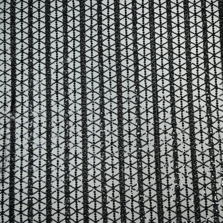 Beautiful Imported Net Cut Dana & Sequins Embroidery Fabrics