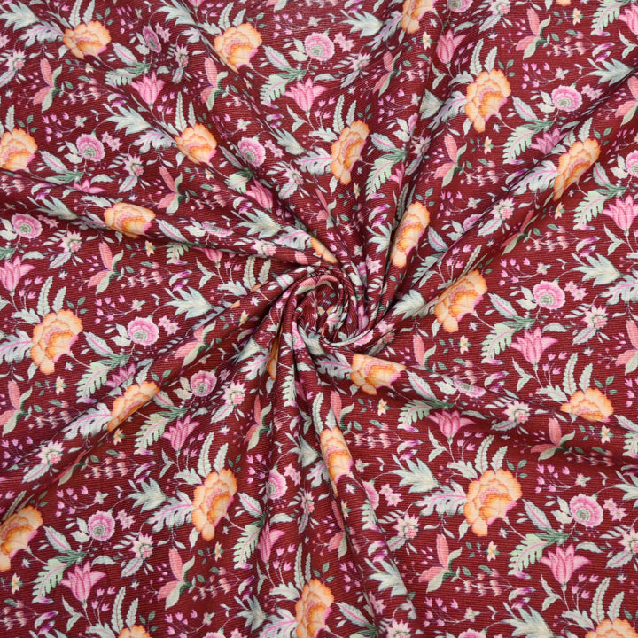 Cotrise Floral Digital Print Fabric