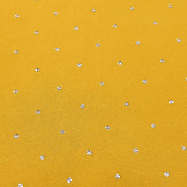 Premium Viscose Chinon Sequins Booti Fabric | V2688C-01