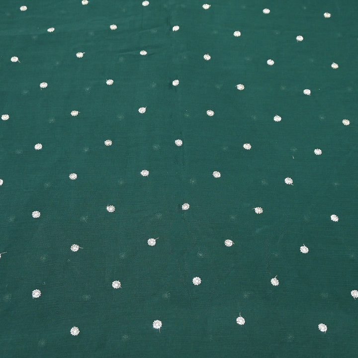 Premium Viscose Chinon Sequins Booti Fabric | V2688C-02