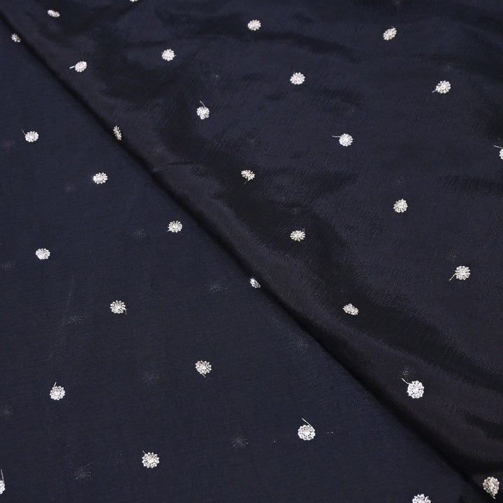 Premium Viscose Chinon Sequins Booti Fabric | V2688C-05