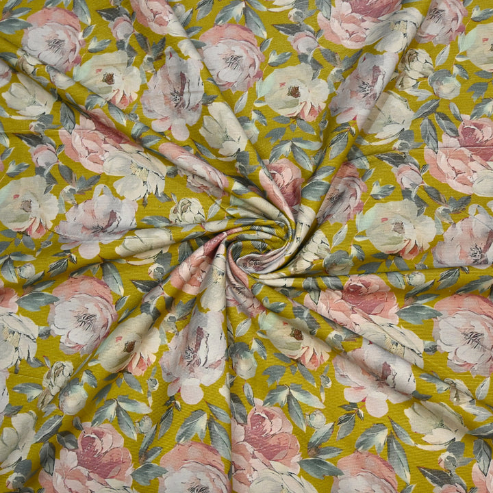 Cotrise Floral Digital Print Fabric