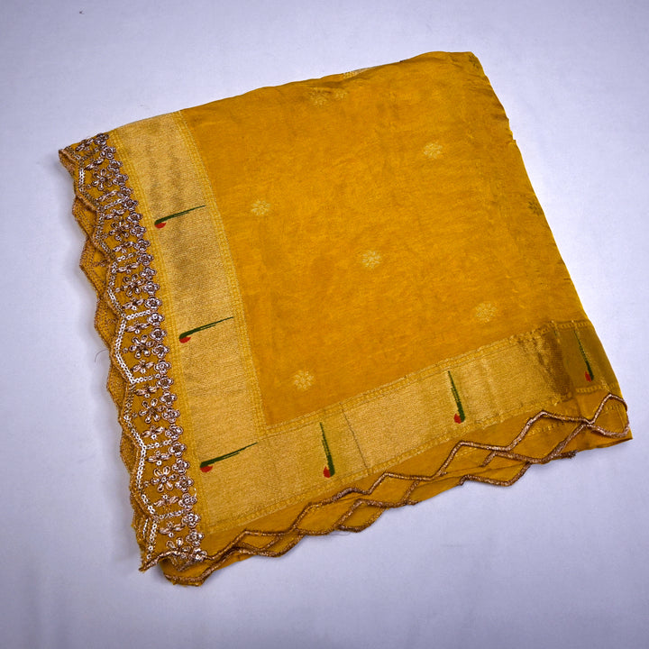 Dola Silk Zari Jacquard Dupatta