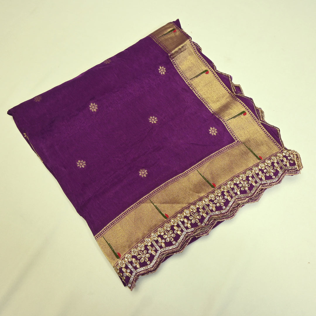 Dola Silk Zari Jacquard Dupatta