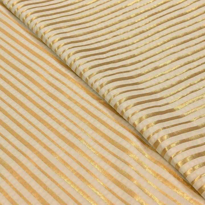 Premium Katan Dupion Silk Zari Brocade Fabric| Rich Traditional Floral & Paisley Designer Brocade | 000242 | G