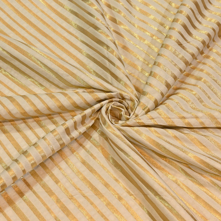 Premium Katan Dupion Silk Zari Brocade Fabric| Rich Traditional Floral & Paisley Designer Brocade | 000242 | G