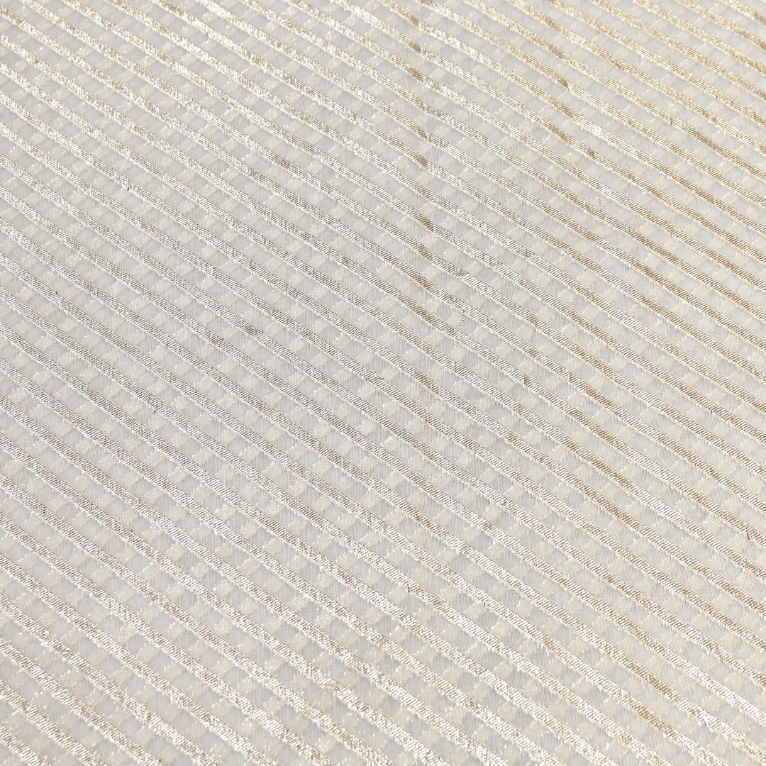 Banarasi Chanderi Zari Fabric 44" – Elegant Designer Weave-000485-14
