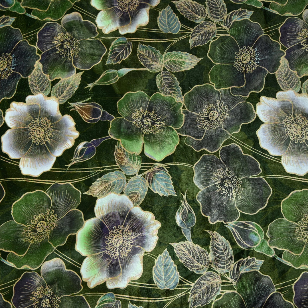 Velvet Digital Print Fabric