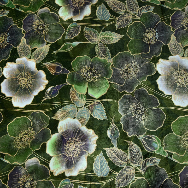 Velvet Digital Print Fabric