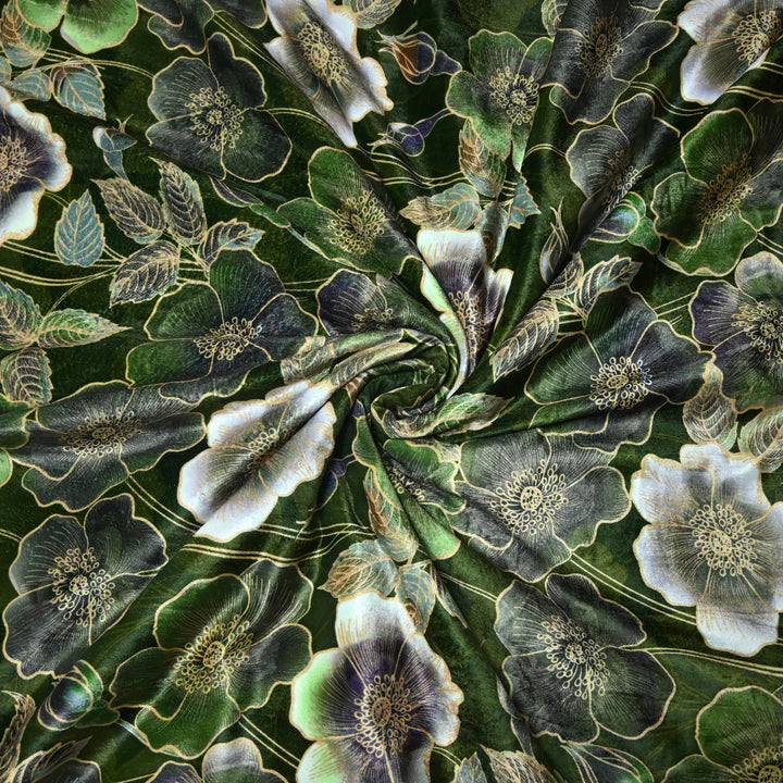 Velvet Digital Print Fabric