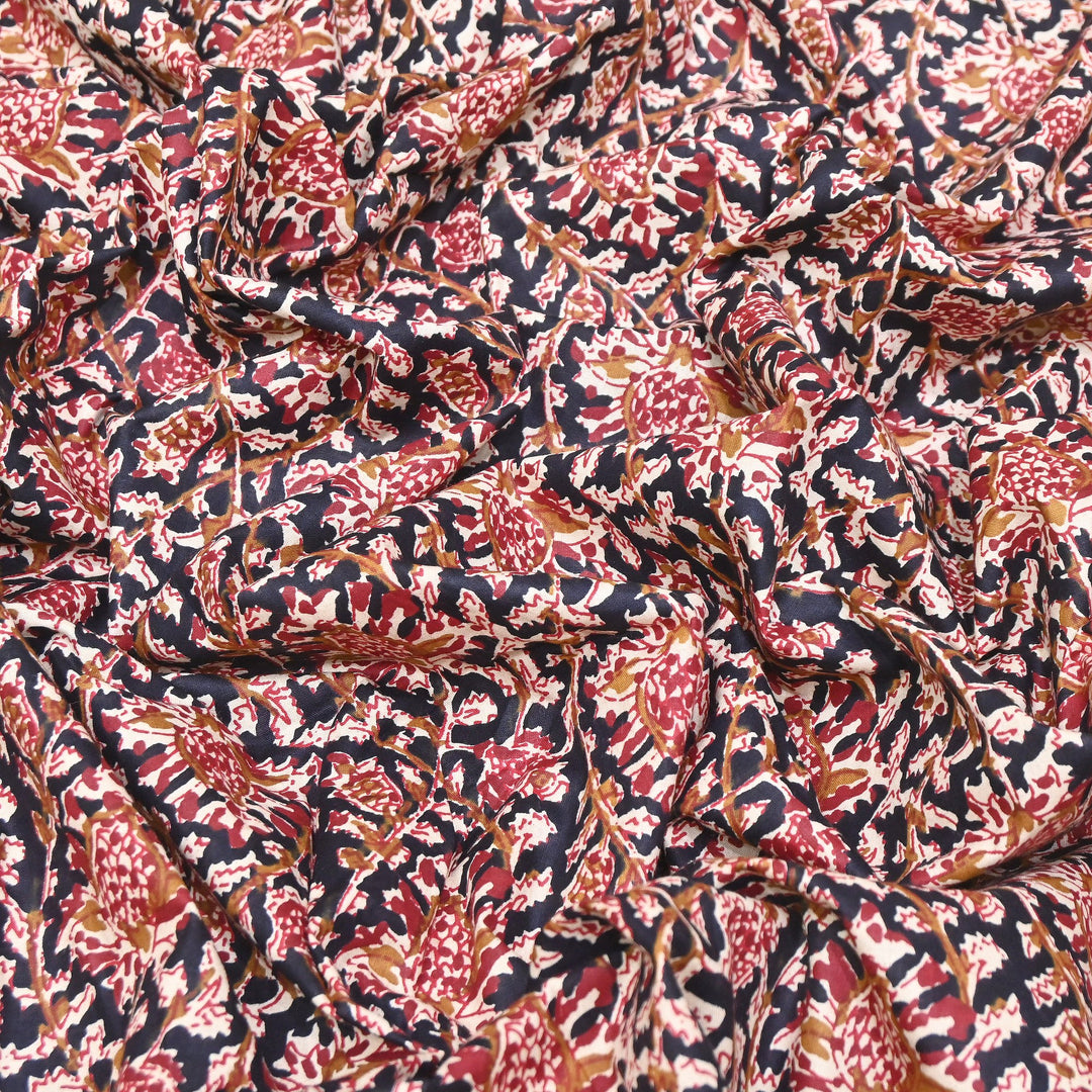 Premium Cotton Printed Fabric – Soft Breathable Designer Cotton Fabric - 000350-H1
