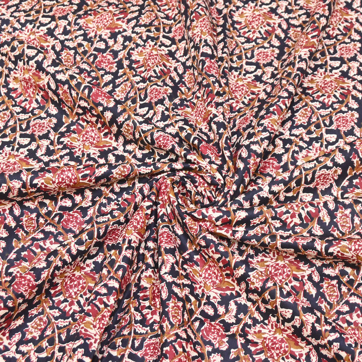 Premium Cotton Printed Fabric – Soft Breathable Designer Cotton Fabric - 000350-H1