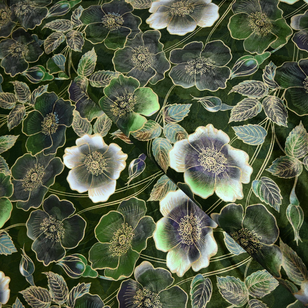 Velvet Digital Print Fabric