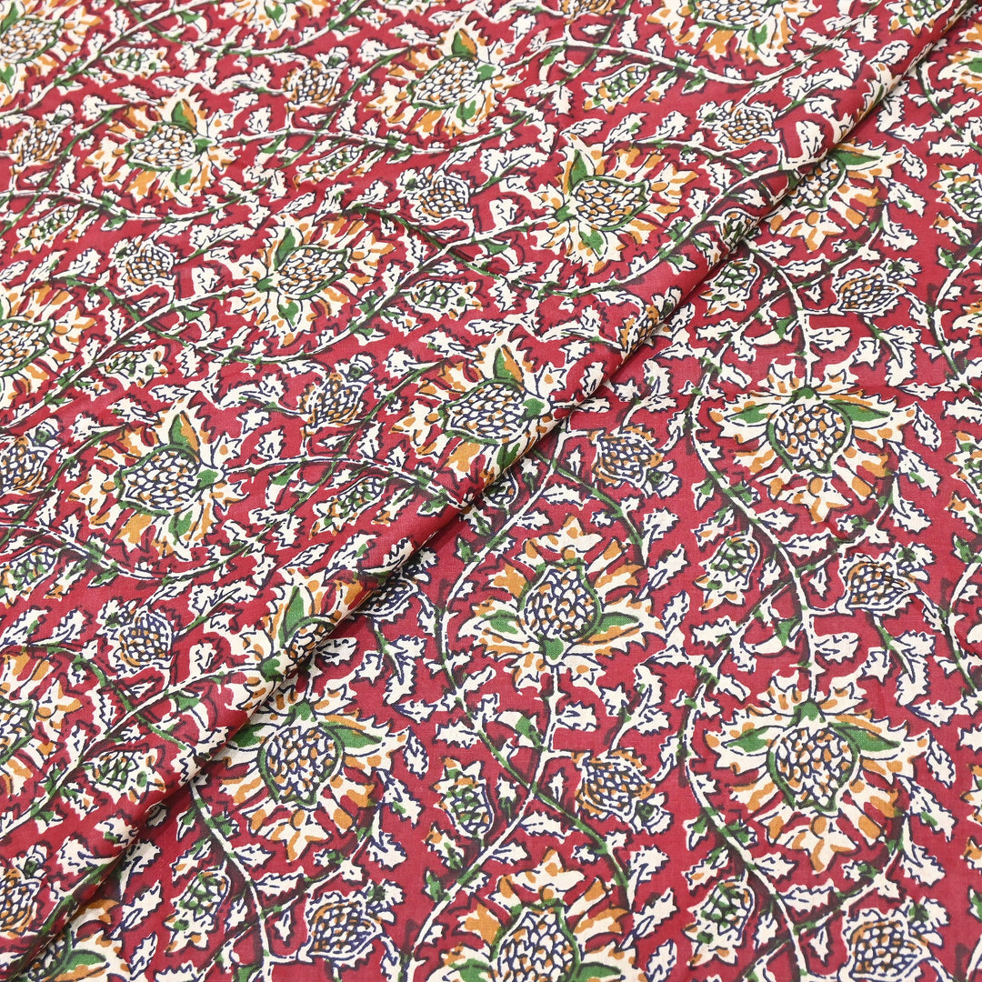 Premium Cotton Printed Fabric – Soft Breathable Designer Cotton Fabric - 000350-H2