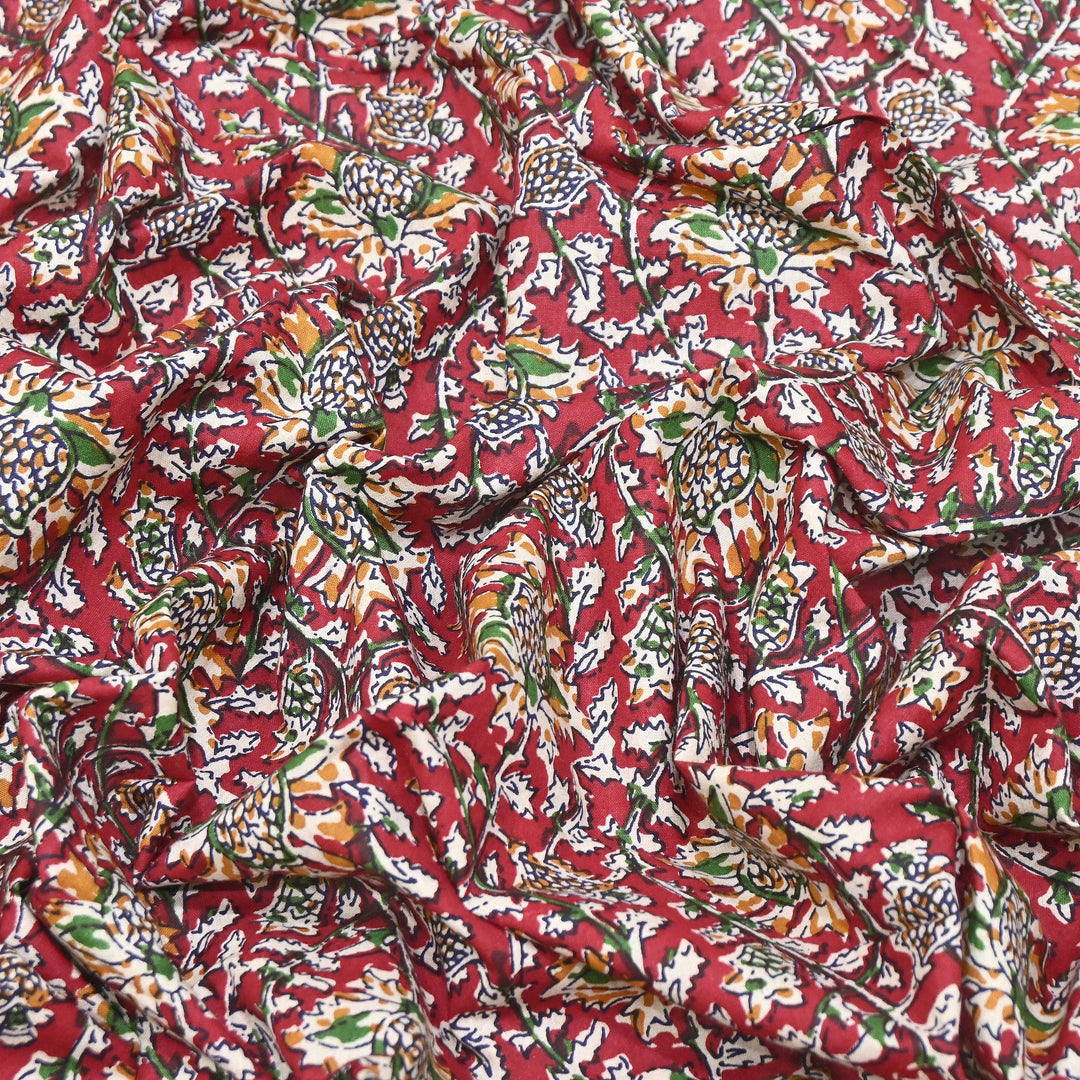 Premium Cotton Printed Fabric – Soft Breathable Designer Cotton Fabric - 000350-H2