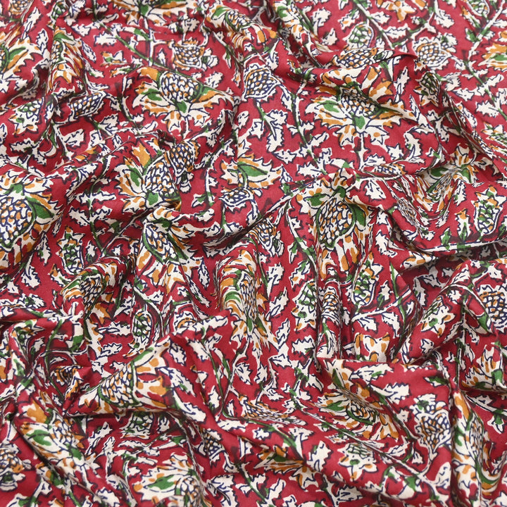 Premium Cotton Printed Fabric – Soft Breathable Designer Cotton Fabric - 000350-H2