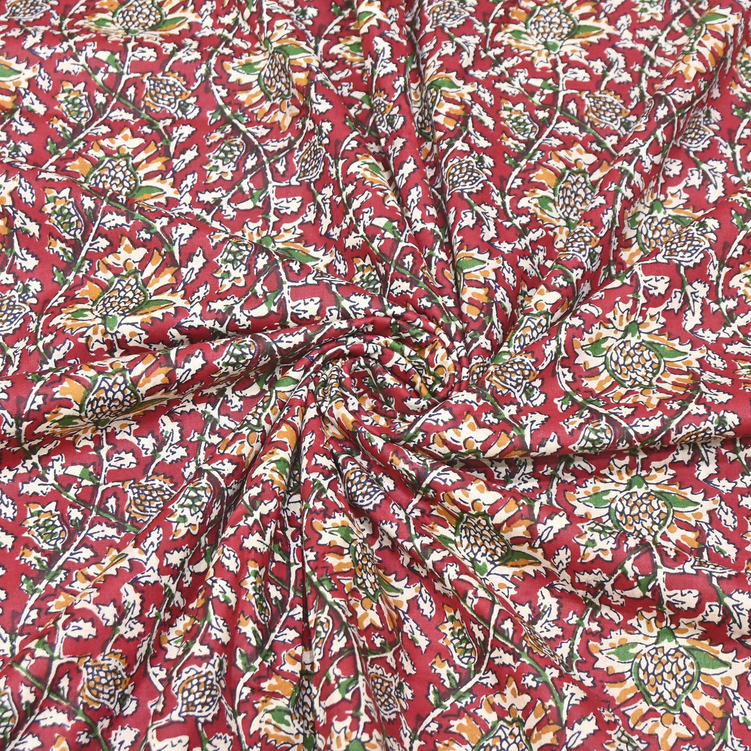 Premium Cotton Printed Fabric – Soft Breathable Designer Cotton Fabric - 000350-H2