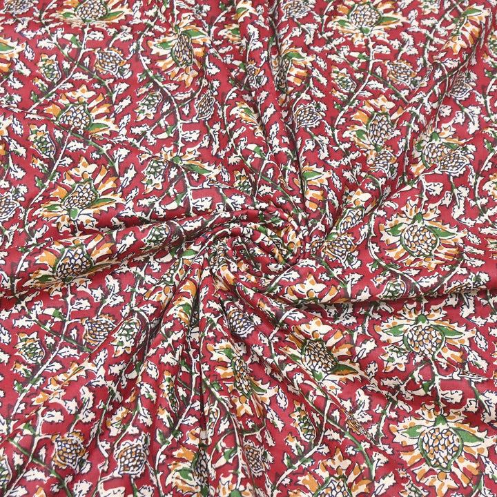 Premium Cotton Printed Fabric – Soft Breathable Designer Cotton Fabric - 000350-H2