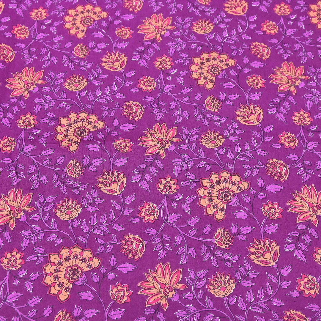 Premium Cotton Printed Fabric – Soft Breathable Designer Cotton Fabric - 000350-H3
