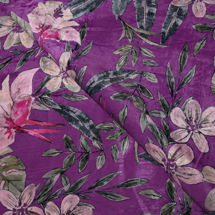 Velvet Digital Print Fabric