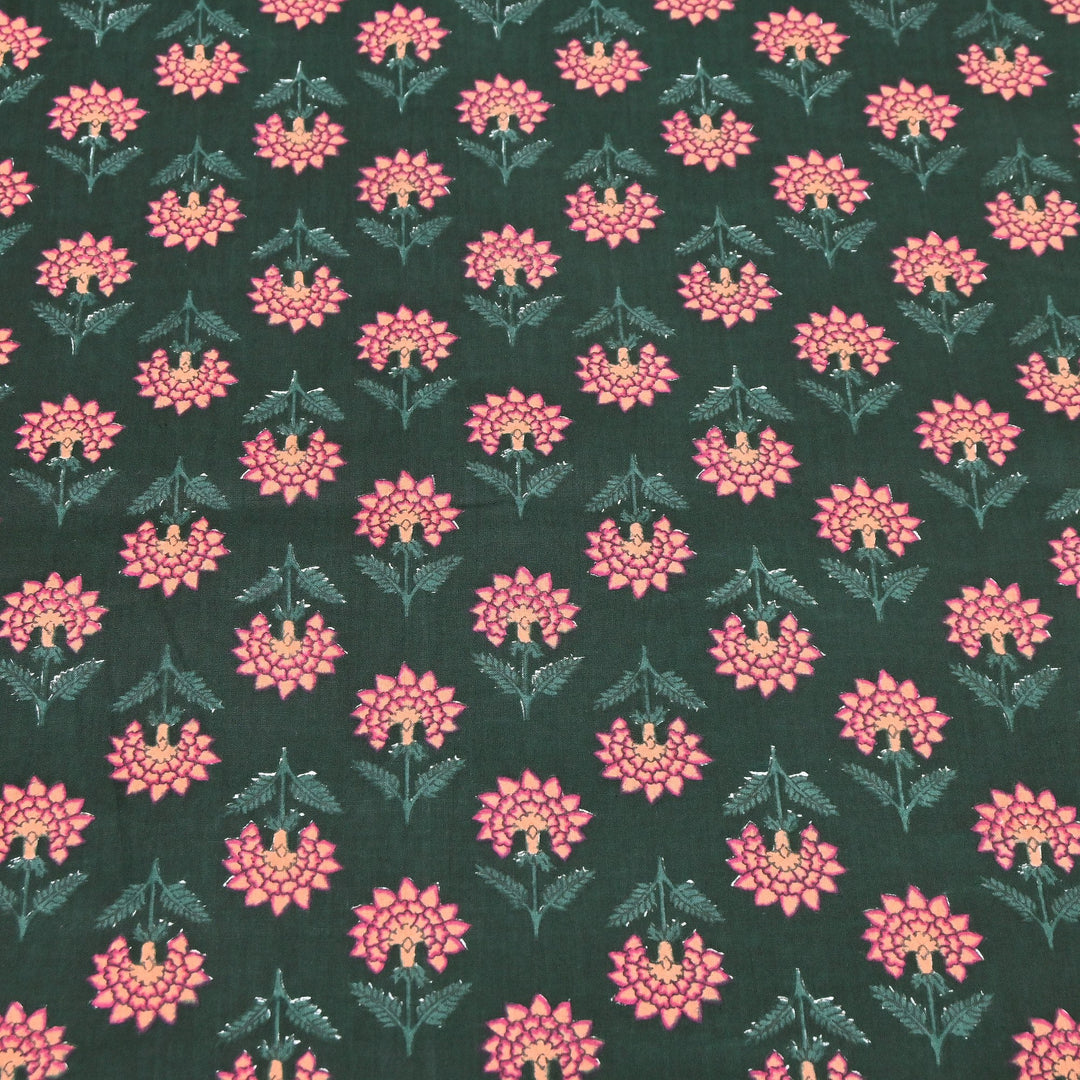 Premium Cotton Printed Fabric – Soft Breathable Designer Cotton Fabric - 000350-H4