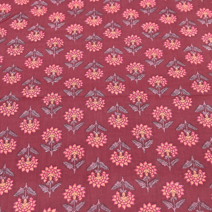 Premium Cotton Printed Fabric – Soft Breathable Designer Cotton Fabric - 000350-H5