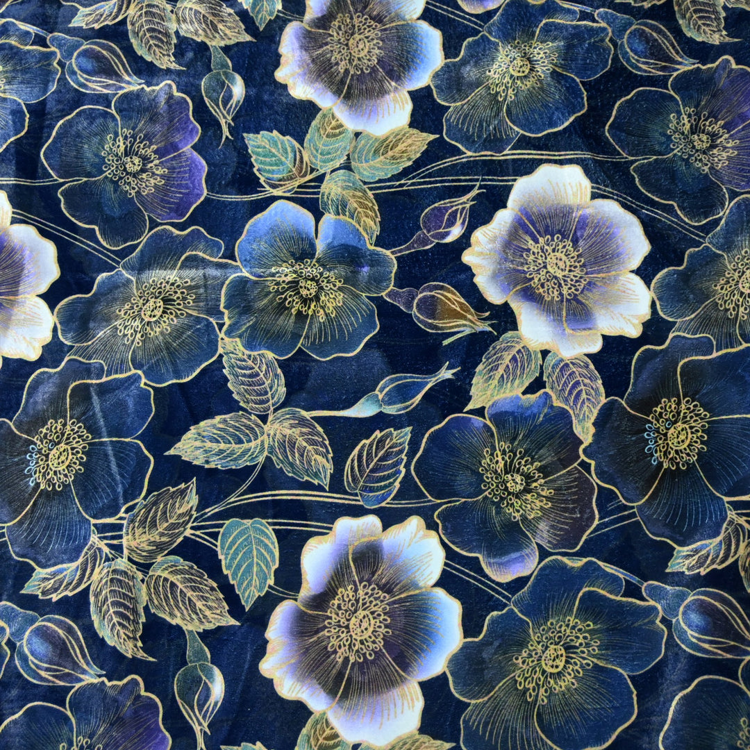 Velvet Digital Print Fabric
